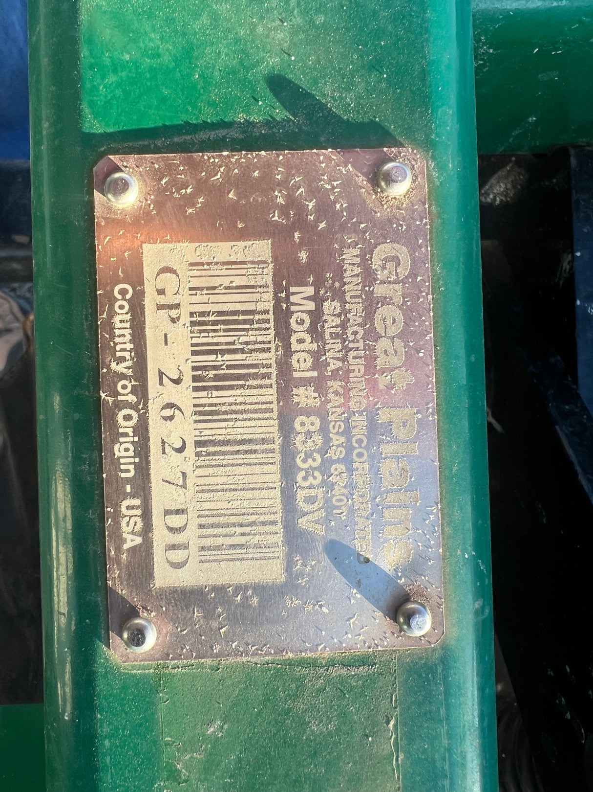 2019 Great Plains GP8333DV - True Ag & Turf