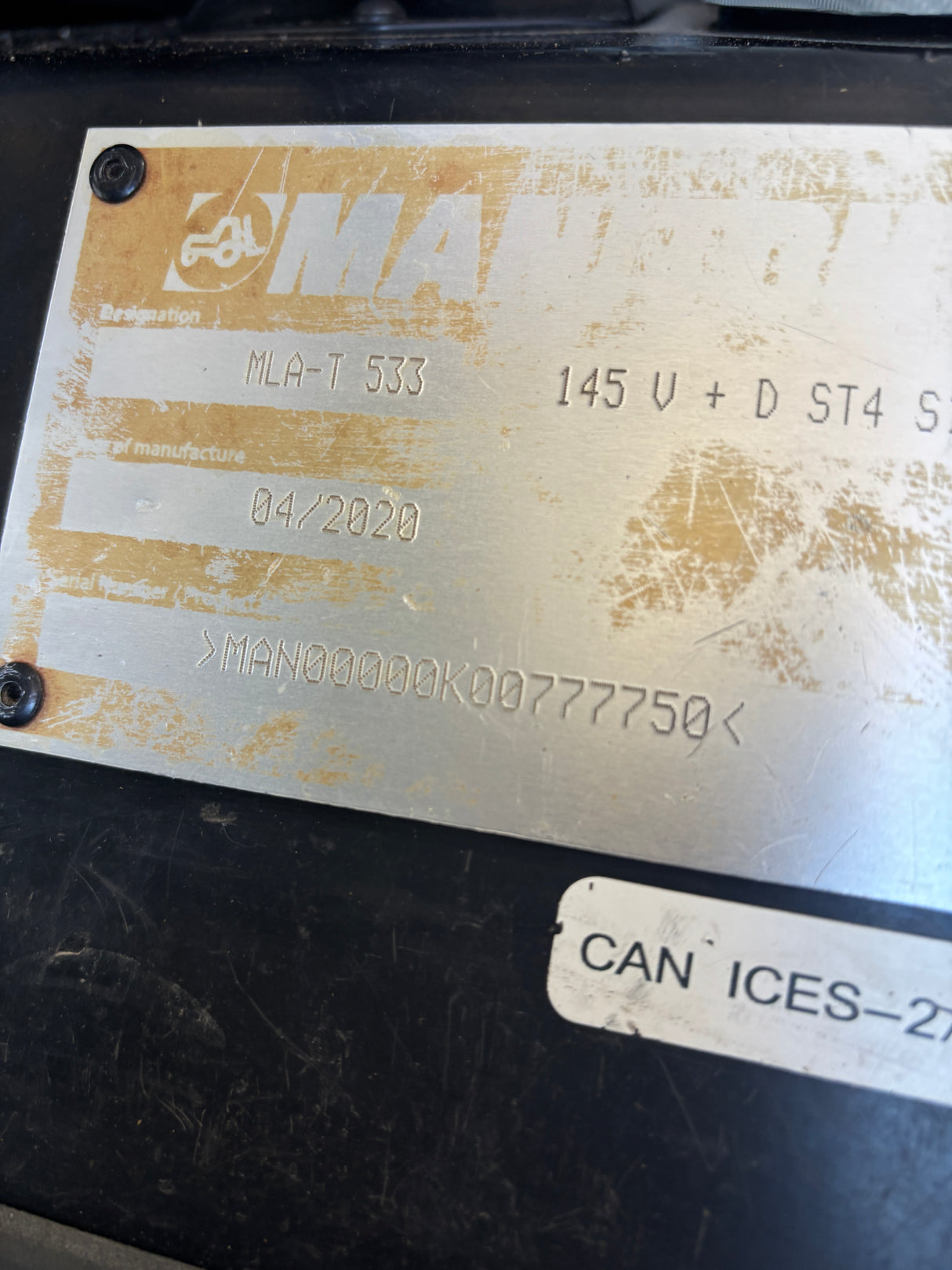 2020 Manitou MLA-T533 U - True Ag & Turf