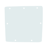 AGCO Glass, Rear 3389902M3 Parts - True Ag & Turf