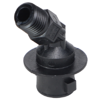 AGCO TeeJet Adapter, 1/4" MPT Inlet X Quick TeeJet Cap Lug Outlet, 45⁰ AG051113 Parts - True Ag & Turf
