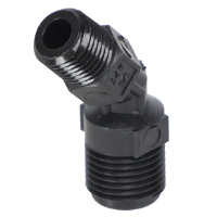 AGCO TeeJet Adapter, 1/4" MPT Inlet X 11/16" MPT Outlet, 45⁰ AG050299 Parts - True Ag & Turf
