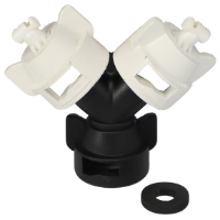 AGCO Turbo TeeJet Visiflo Dual Polymer Outlet Spray Tip, 110⁰, Size 08 AG426177 Parts - True Ag & Turf