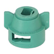 AGCO Quick TeeJet Cap for Large Capacity Flat Fans, Green AG055209 Parts - True Ag & Turf