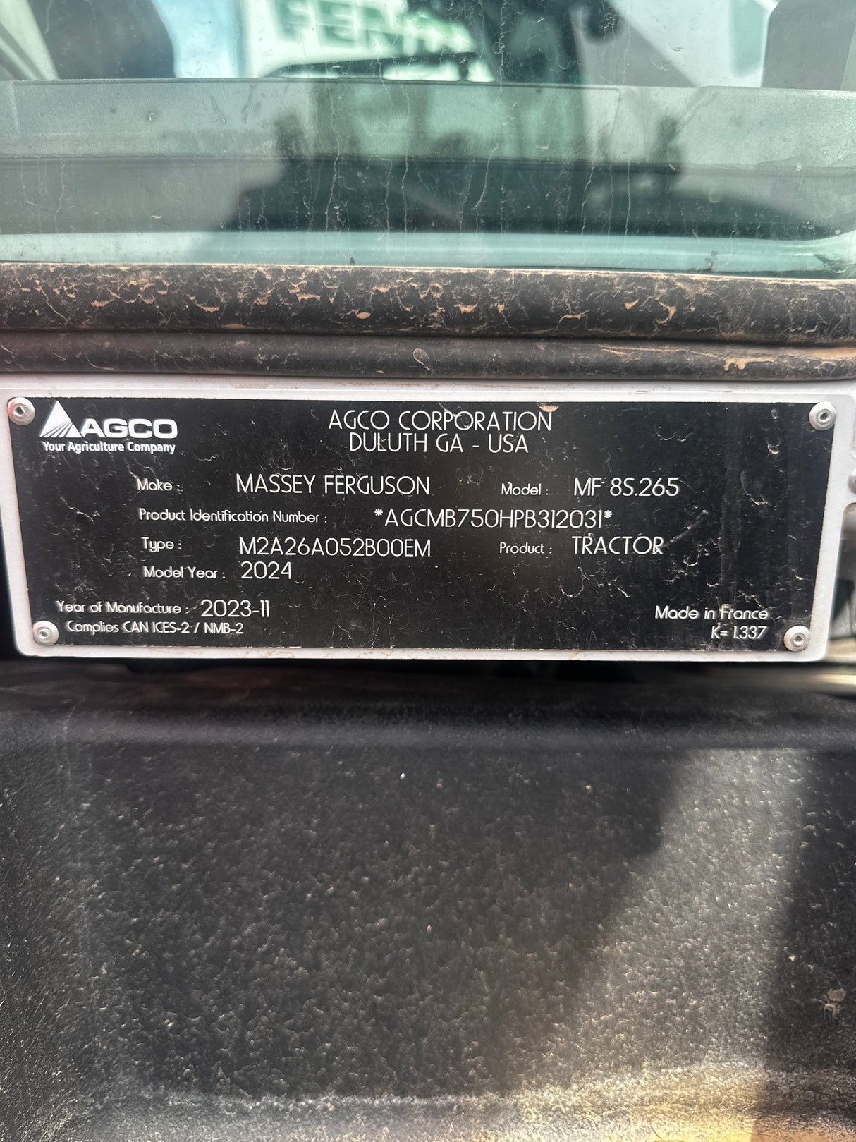 2024 Massey Ferguson MF8S.265 N - True Ag & Turf