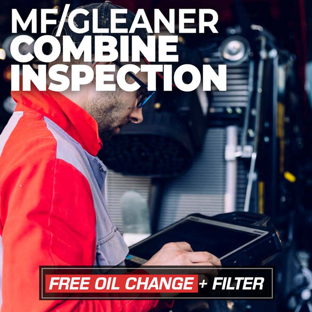 Gleaner/Massey Combine Inspection Service - Includes Filter and Engine Oil Change Service - True Ag & Turf