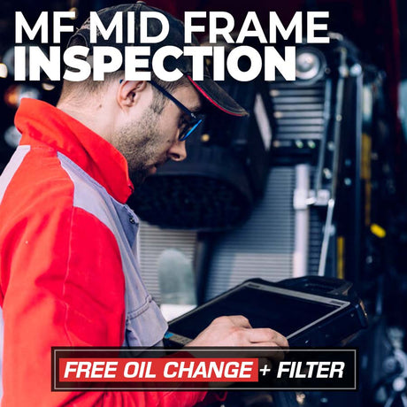 Massey Ferguson Mid Frame Tractor Inspection Service - Includes Filter and Engine Oil Change Service - True Ag & Turf