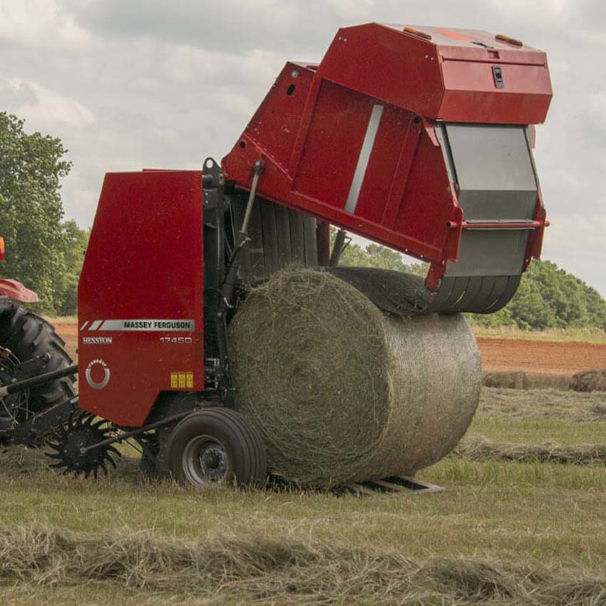 Hesston by Massey Ferguson MF 1745D Economy Round Baler Hay & Harvest - True Ag & Turf