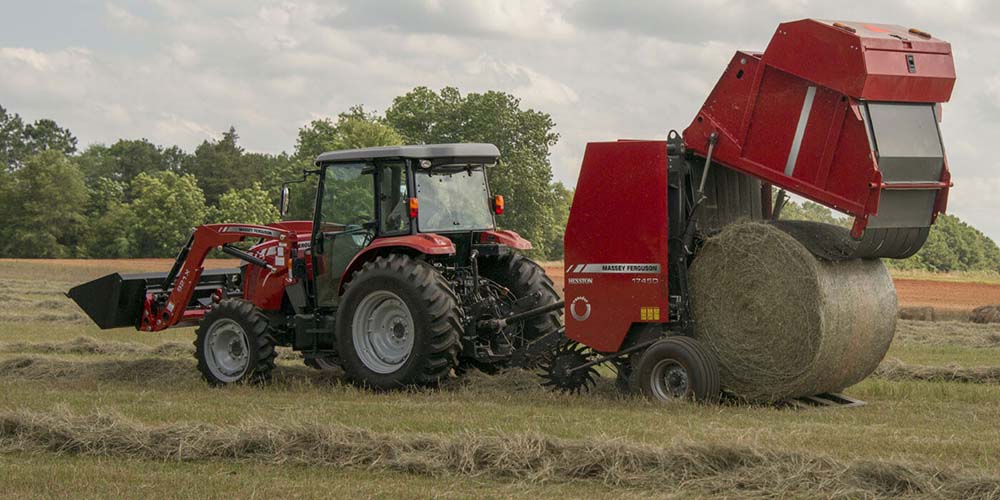 Hesston by Massey Ferguson MF 1745D Economy Round Baler Hay & Harvest - True Ag & Turf