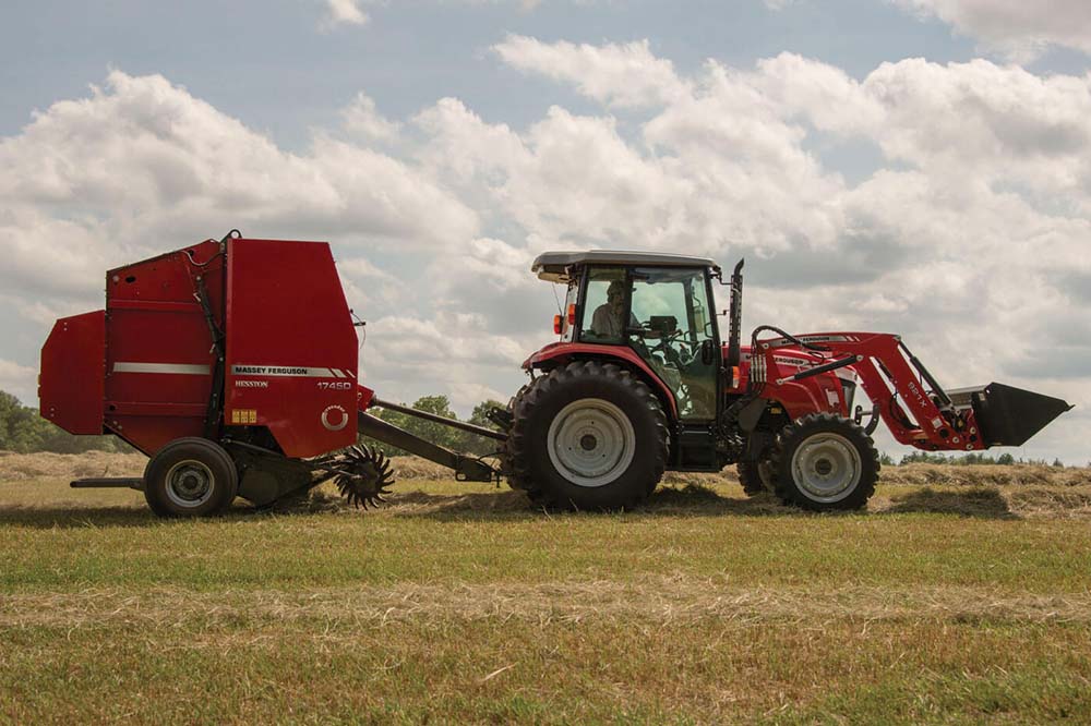 Hesston by Massey Ferguson MF 1745D Economy Round Baler Hay & Harvest - True Ag & Turf