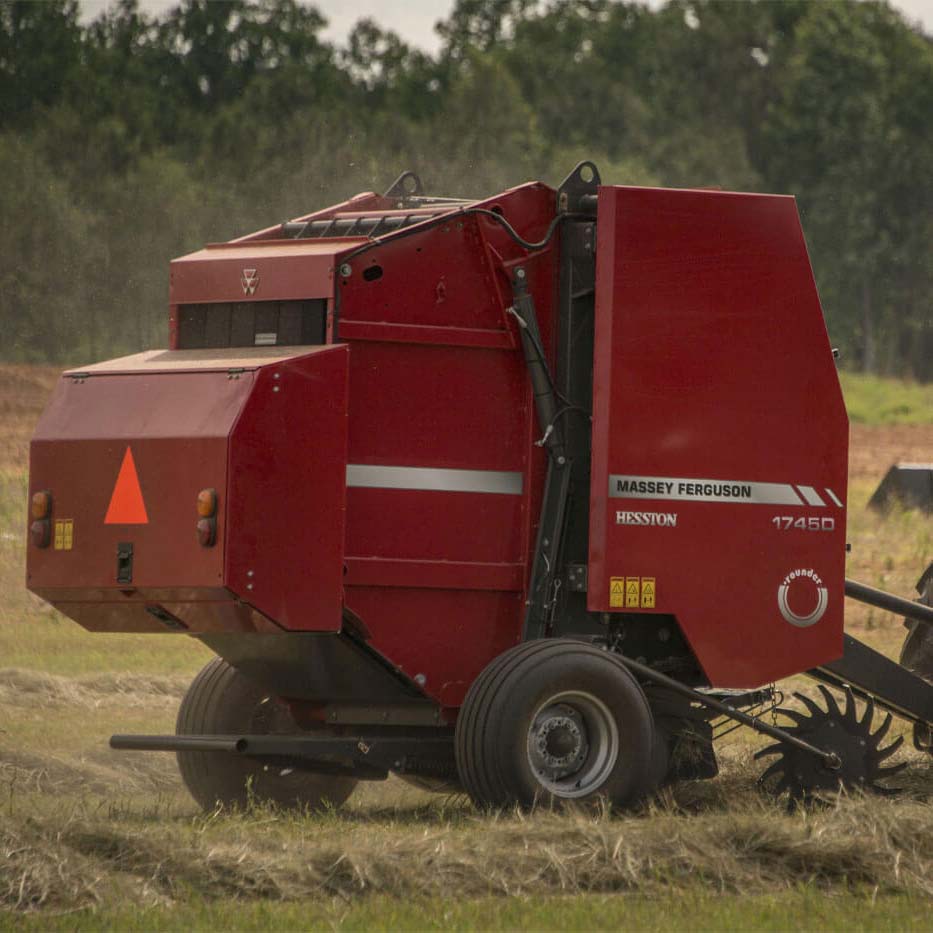 Hesston by Massey Ferguson MF 1745D Economy Round Baler Hay & Harvest - True Ag & Turf