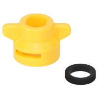 AGCO Quick Hardi Cap for Oval Nozzles, Yellow AG058013 Parts - True Ag & Turf