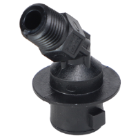 AGCO TeeJet Adapter, 1/4" MPT Inlet X Quick TeeJet Cap Lug Outlet, 45‚Å∞ AG051113 Parts - True Ag & Turf