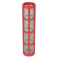 AGCO 1" Line Strainer, 30 Mesh Screen, Flame Red AG052393 Parts - True Ag & Turf