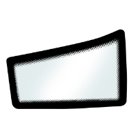 AGCO Glass, Front, Left 72317868 Parts - True Ag & Turf