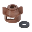 AGCO Quick TeeJet Cap for Large Capacity Flat Fans, Brown AG055207 Parts - True Ag & Turf