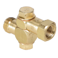 AGCO Brass Single Swivel Nozzle Body, 1/4" FPT X 11/16" MPT AG001693 Parts - True Ag & Turf