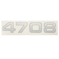 AGCO Decal, MF 4708 4378707M1 Parts - True Ag & Turf