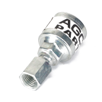 AGCO Hydraulic Hose Fitting, C Cutoff 1.2", H1 Stem Hex 15 mm G710308045 Parts - True Ag & Turf