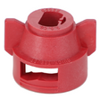 AGCO Quick TeeJet Cap for Large Capacity Flat Fans, Red AG055211 Parts - True Ag & Turf