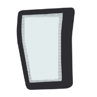 AGCO Glass, Front, Right 3804552M2 Parts - True Ag & Turf