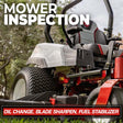 Mower Inspection Service - Includes Engine Oil Change, Blade Sharpening, Fuel Stabilizer Service - True Ag & Turf