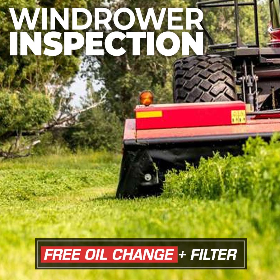 Massey Ferguson Windrower Inspection Service - Includes Filter and Engine Oil Change Service - True Ag & Turf